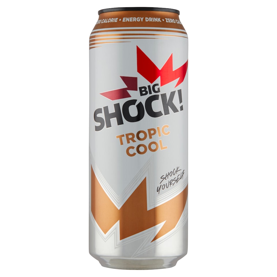 image 1 of Big Shock! Tropic Cool Carbonated Energy Drink 500ml