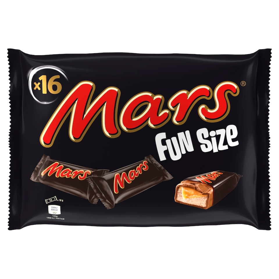 Mars Chocolate Fun Size Multipack Bars 16x18g