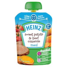 Heinz Sweet Potato & Beef Casserole Baby Food Pouch 130g