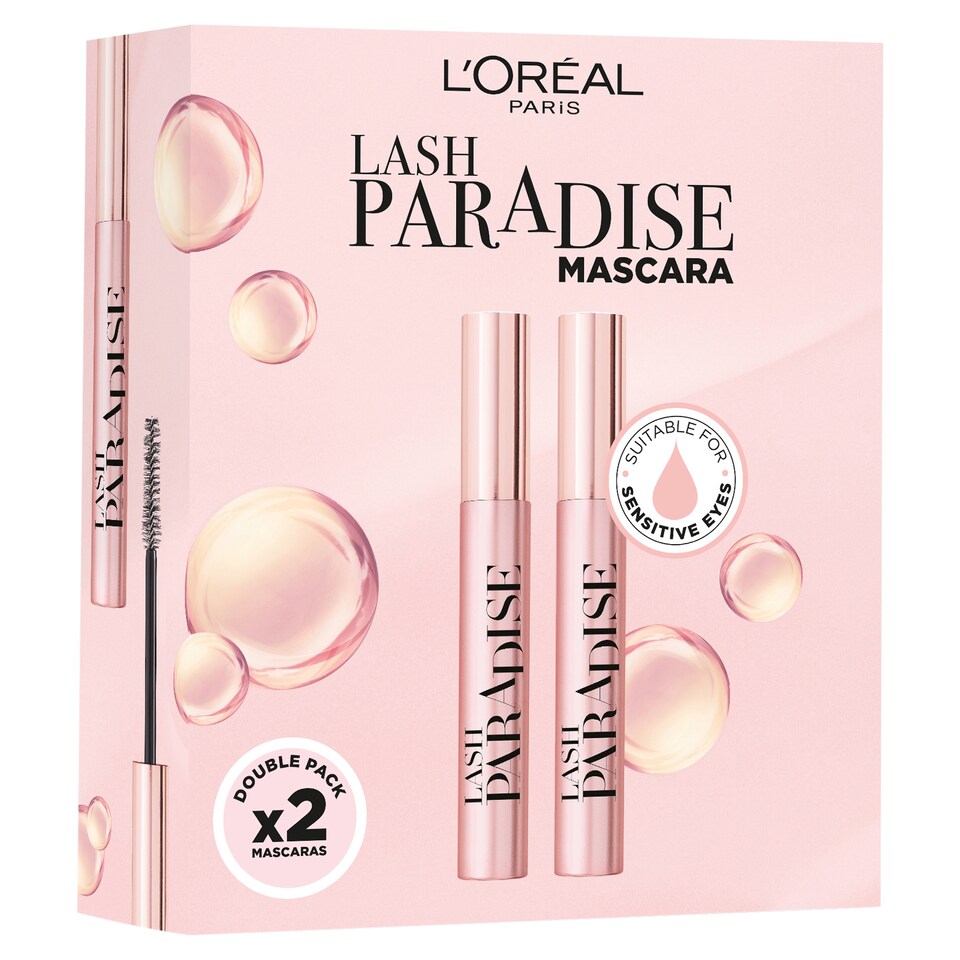 image 1 of L'oreal Paris Lash Paradise Masacara 2Pack