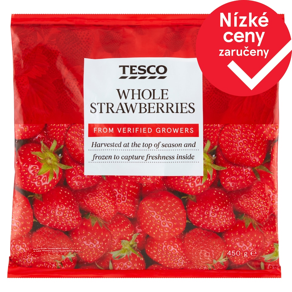 Tesco Jahody 450g