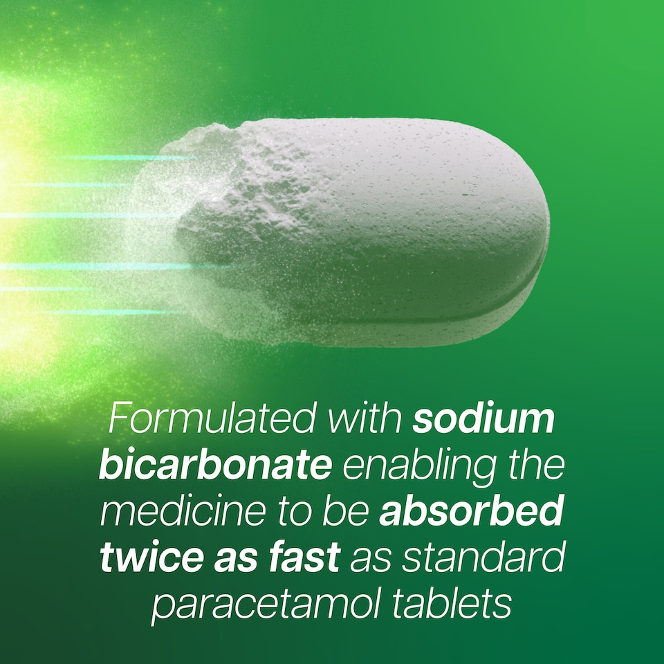 image 1 of Panadol Actifast 500mg Paracetamol Pain relief Tablets 10s