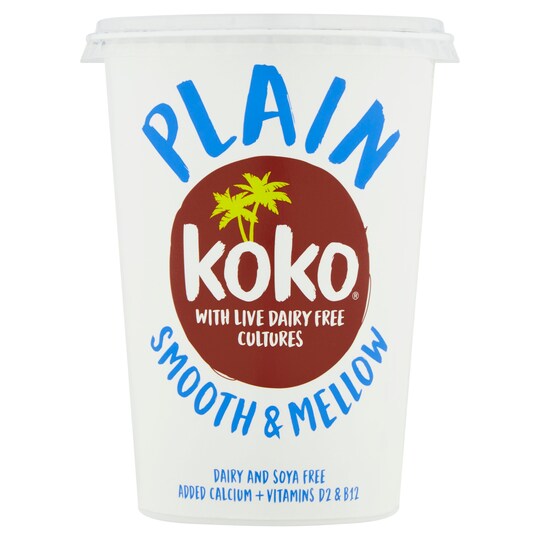 Koko Dairy Free Original Plain Yogurt 500G Tesco Groceries