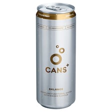 Cans+ Balance sýtený nealkoholický nápoj príchuťou hrušky a zázvoru 330 ml