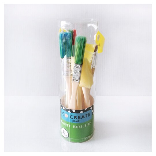 Go Create Paint Brushes 10 Pack Tesco Groceries
