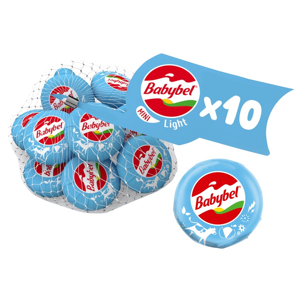 image 1 of Mini Babybel Light Cheese Snacks 10 X 20G 200G