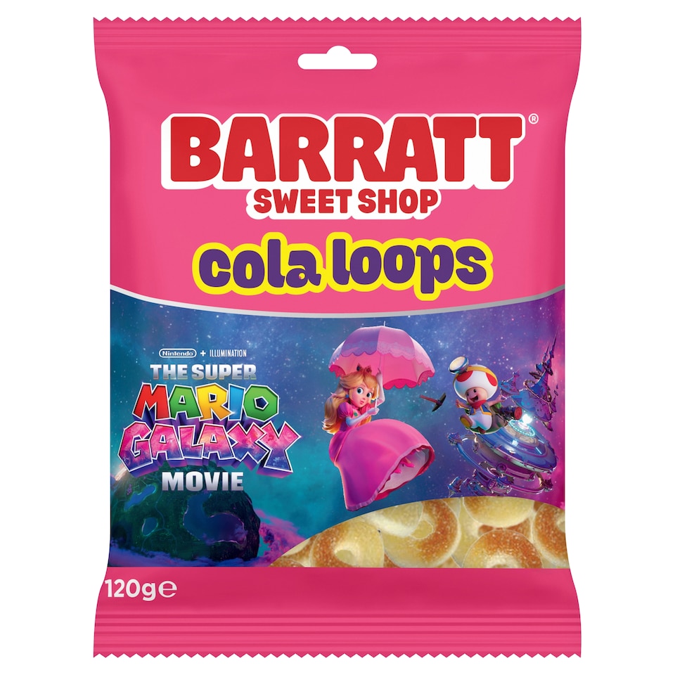 BARATT THE SUPER MARIO GALAXY COLA LOOPS 120G 