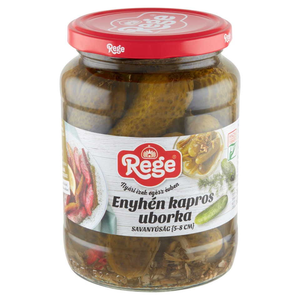 Rege enyhén kapros uborka savanyúság 5-8 cm 680 g 1. kép