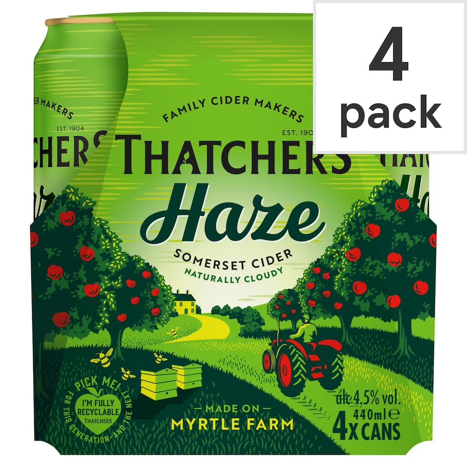 Thatchers Haze Cider 4X440ml Can