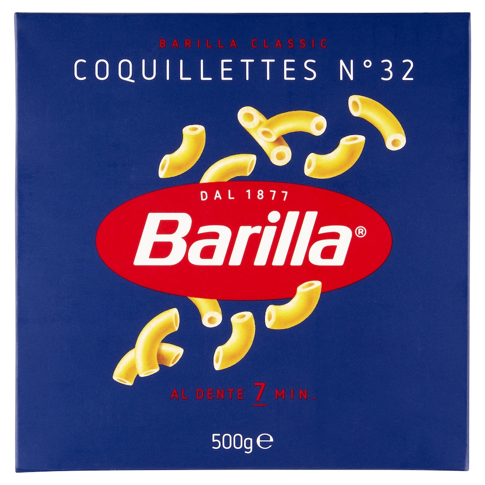 Obrázek 1 pro produkt Barilla Coquillettes semolinové těstoviny sušené 500g