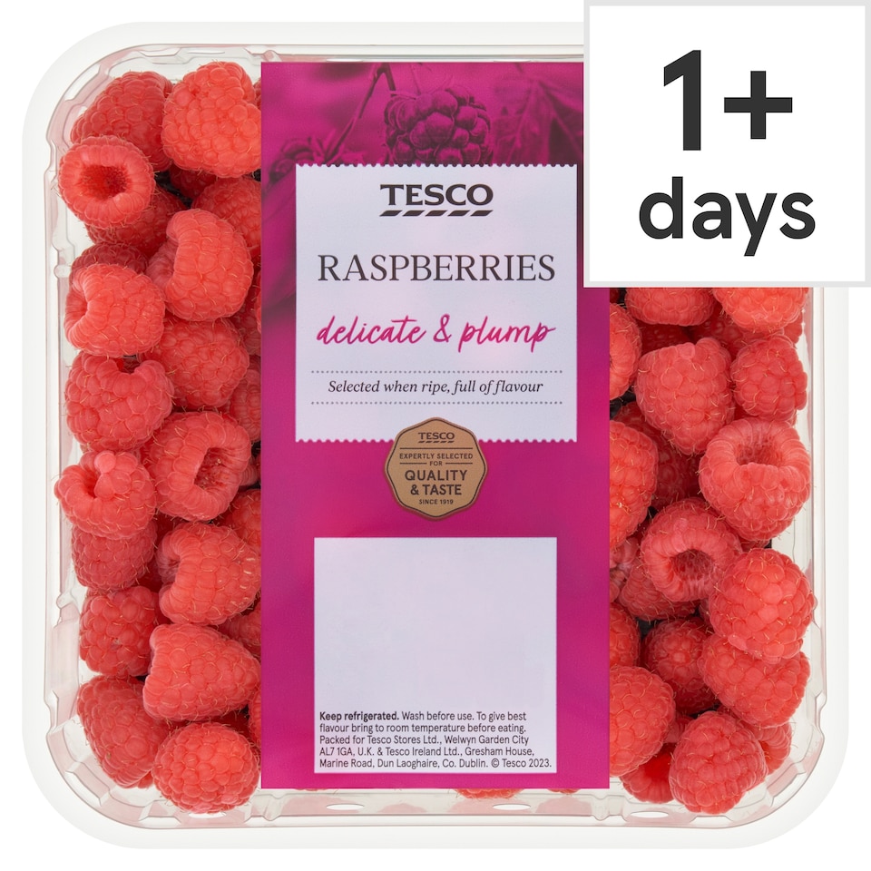 Tesco Raspberries 250G