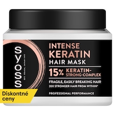 Syoss Intense Keratin vlasová maska pre krehké, ľahko sa lámajúce vlasy 400 ml