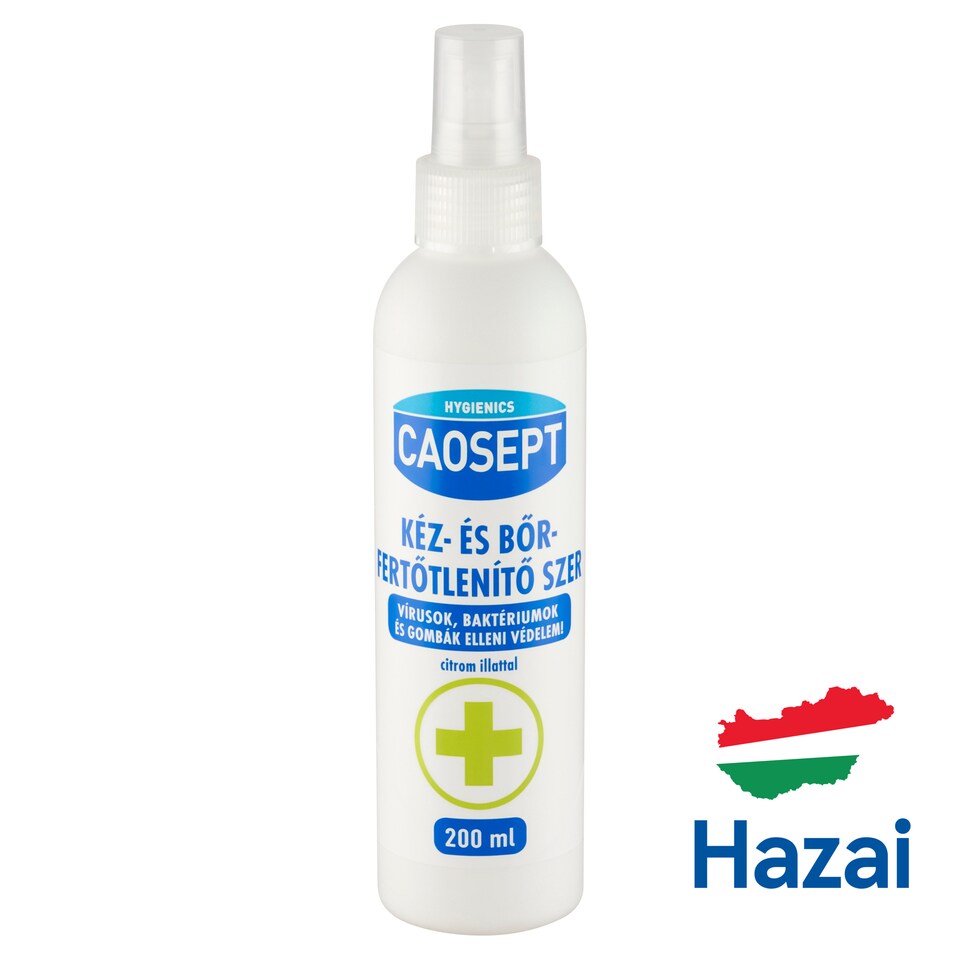 Caosept kéz-és bőrfertőtlenítő szer citrom illattal 200 ml