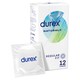 image 1 of Durex Naturals Condoms Thin Water Based LubeRegular Fit 12 Pack