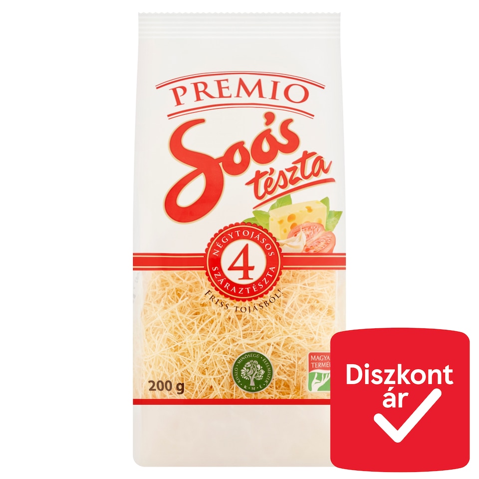 Soós Premio Vermicelli Pasta with 4 Eggs 200 g