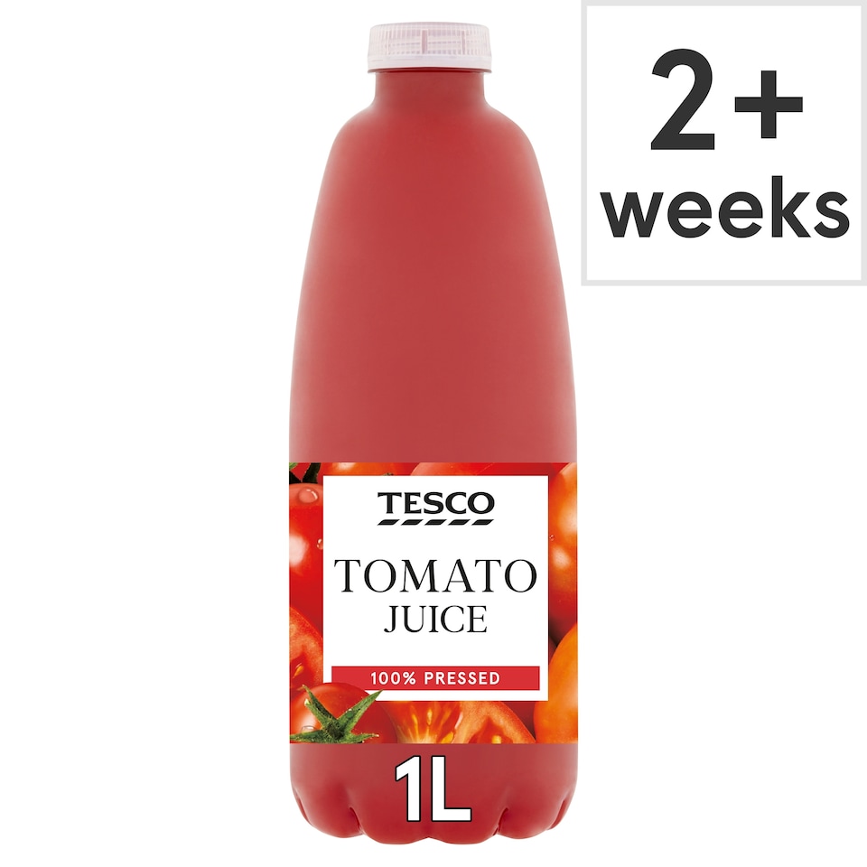 Tesco 100% Pressed Tomato Juice 1 Litre