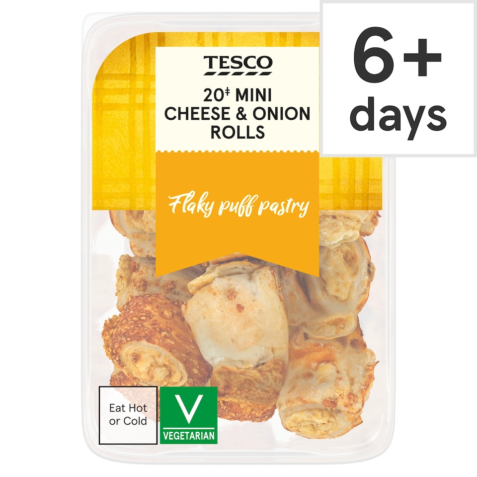 TESCO Mini Cheese & Onion Rolls 220g