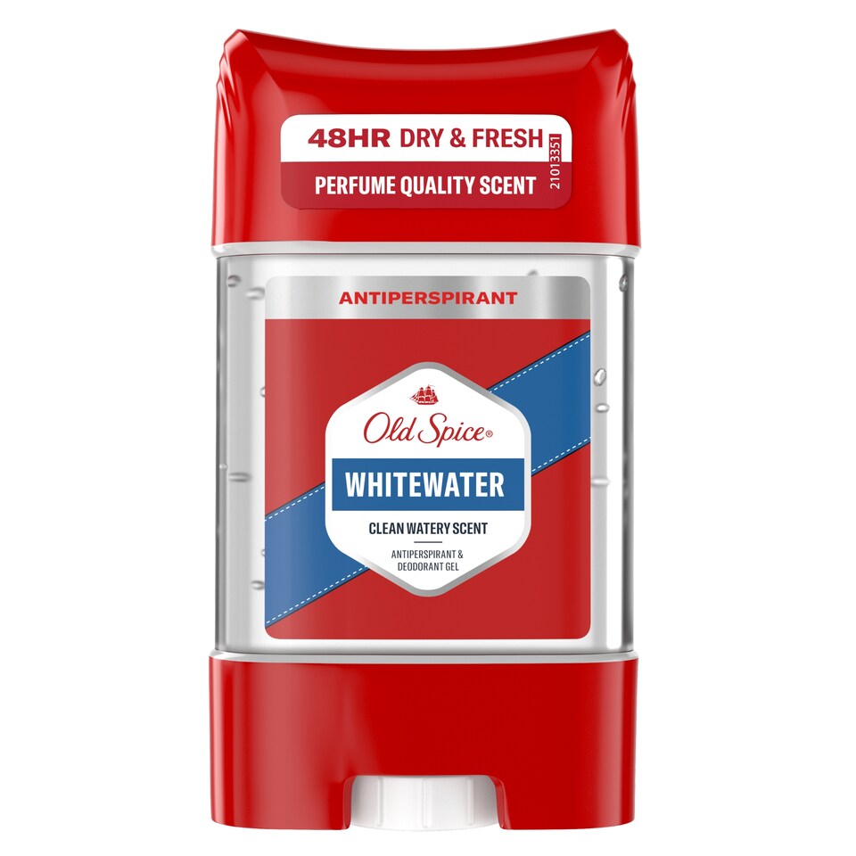 obrázok 1 z Old Spice Whitewater Tuhý Antiperspirant a Dezodorant V Priezračnom Géli 70 ml