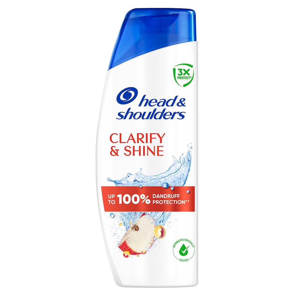 image 1 of Head & Shoulders Clarify & Shine With Apple Cider Vinegar Shampoo 400ML