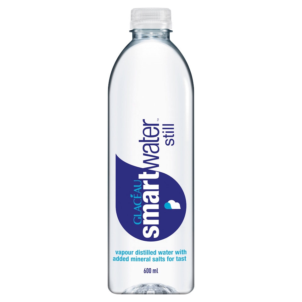 Glacéau Smartwater Non-Carbonated Water-Based Drink with Added Minerals 600 ml