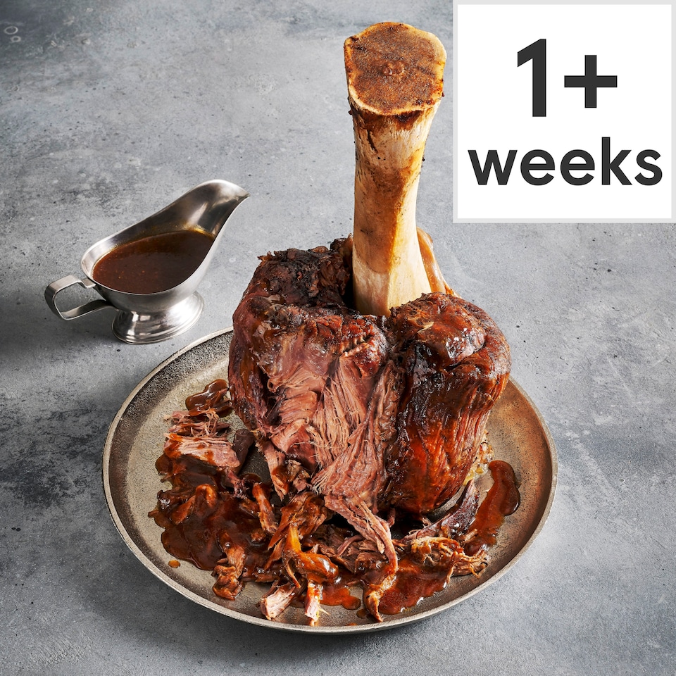 image 1 of 40. Tesco Finest Slow Cooked Thor’s Hammer with Beef Dripping & Roasted Garlic Gravy 3.715kg (Serves 8)