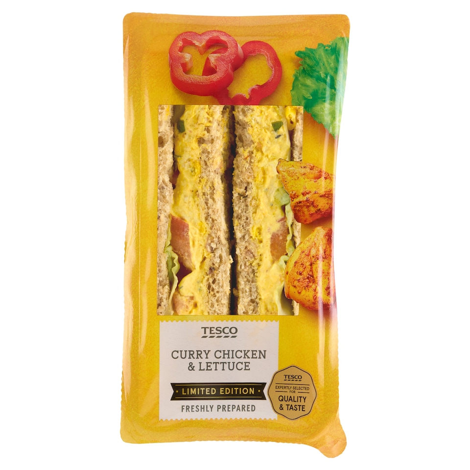 Tesco Curry Chicken & Lettuce 179g
