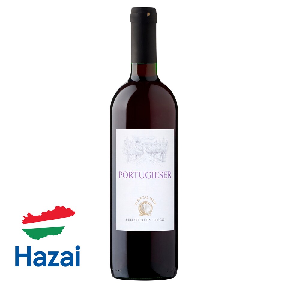 Tesco Portugieser száraz vörösbor 750 ml