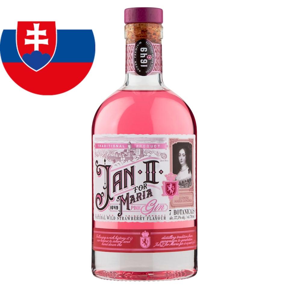 Jan II for Maria Pink Gin 37.5% 700 ml