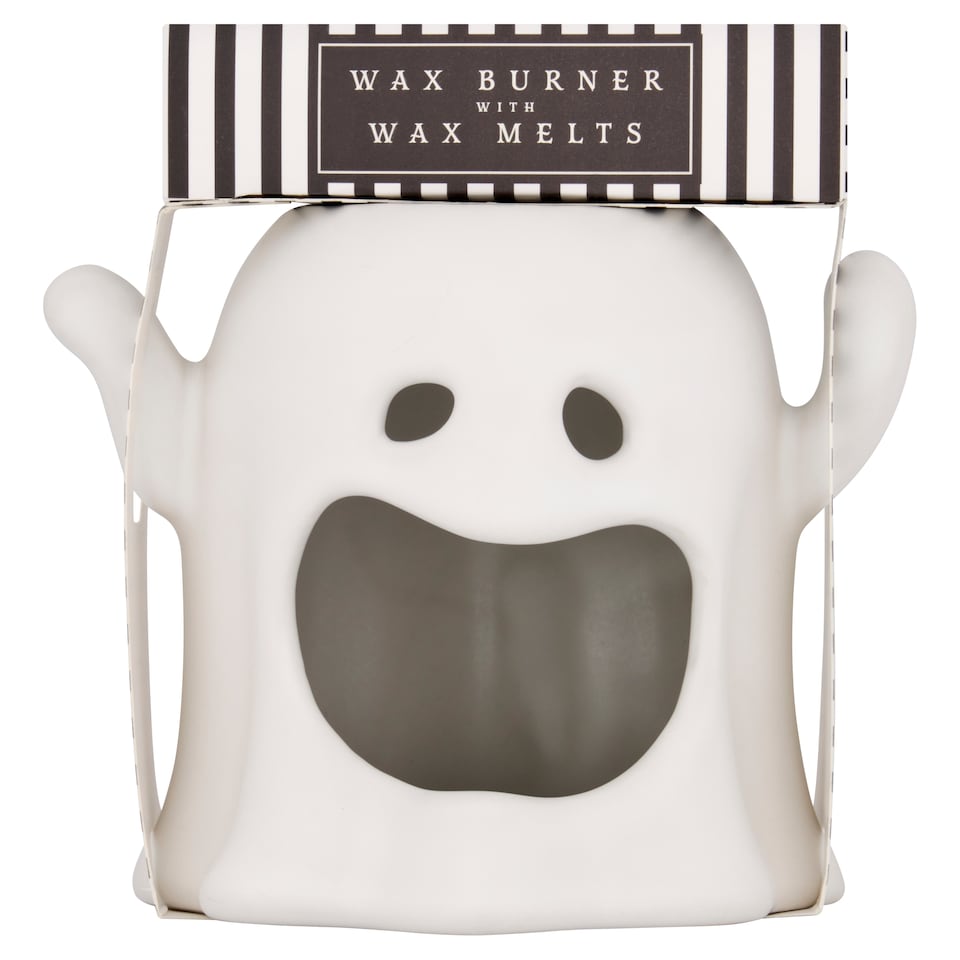 F&F Home Ghost Wax Melt Burner Set