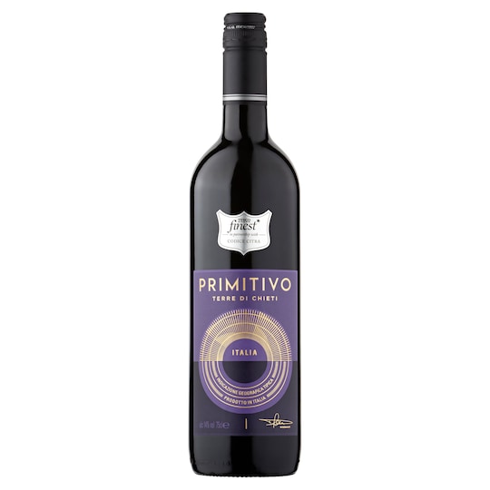 Tesco Finest Primitivo Terre Di Chieti 75Cl Tesco Groceries