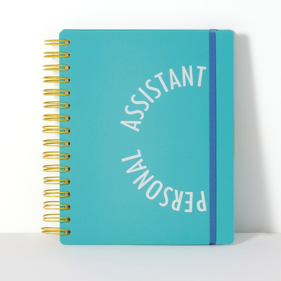 image 1 of Paperchase Rainbow A5 10 Subject Personal Assistant Notebook