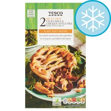 Tesco Meat Free Vegetable & Chicken Style Pies 360G