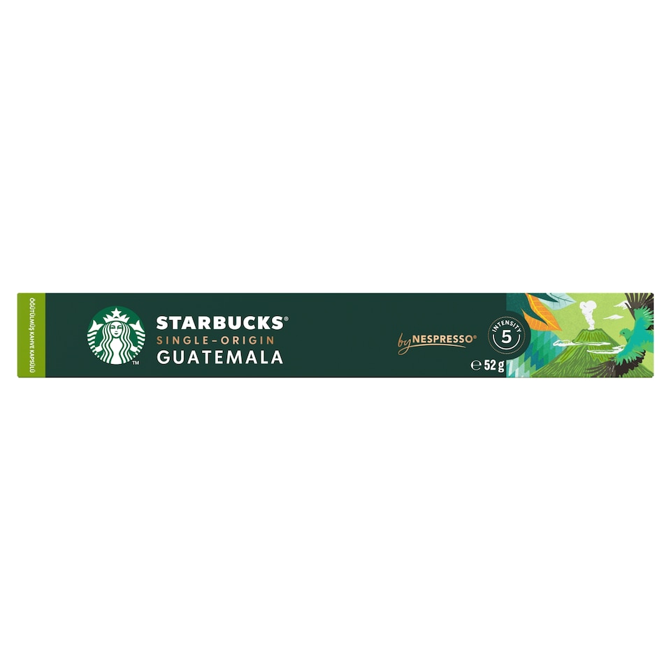 Starbucks by Nespresso Guatemala őrölt pörkölt kávé 10 kapszula 52 g   1. kép