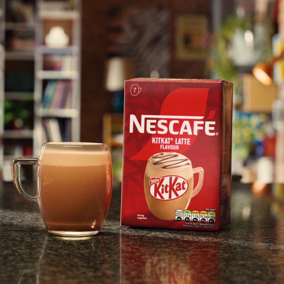 image 1 of Nescafe Kit Kat Latte Sachets 7 x 21g