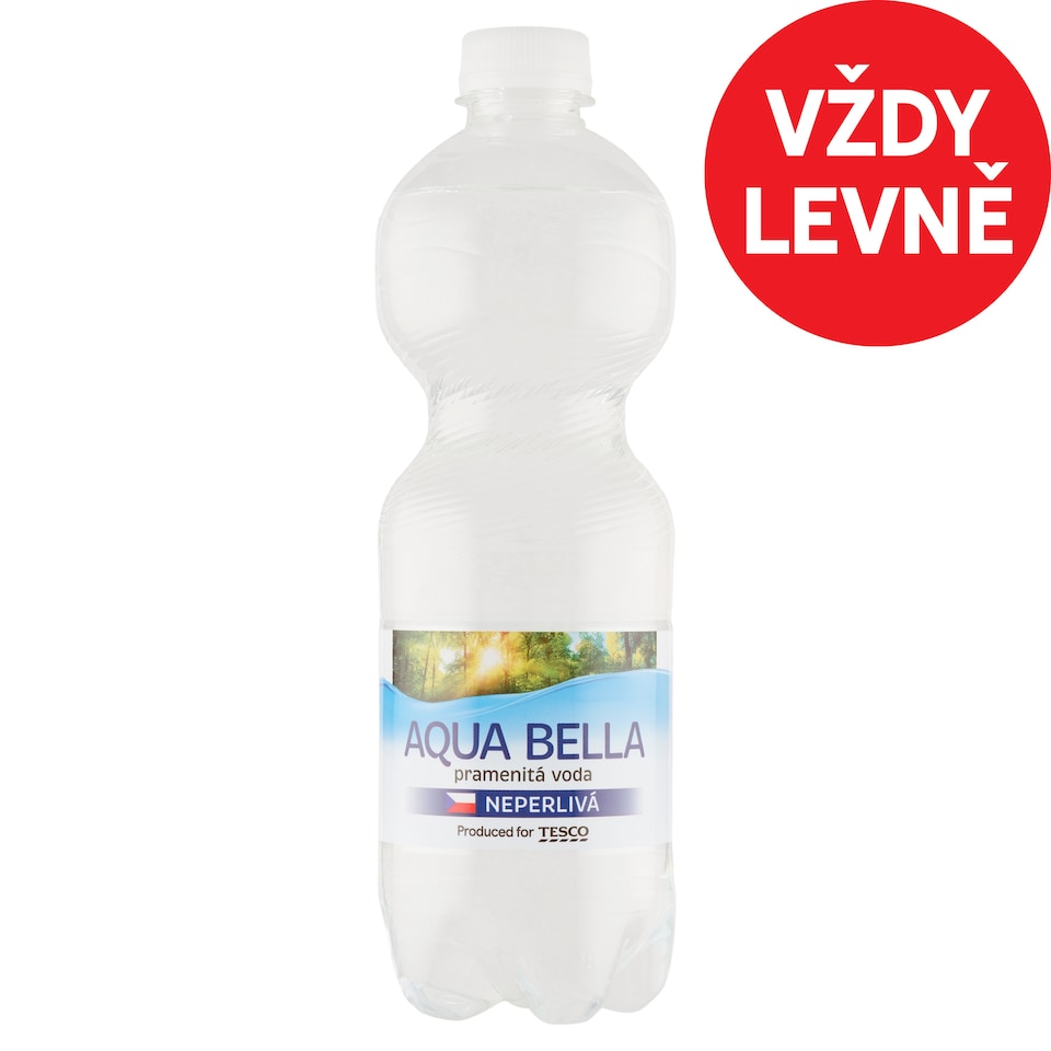 Tesco Aqua Bella pramenitá voda neperlivá 500ml