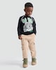 image 2 of Hot Wheels Cotton Rich Rhinomite Print Sweatshirt in Black