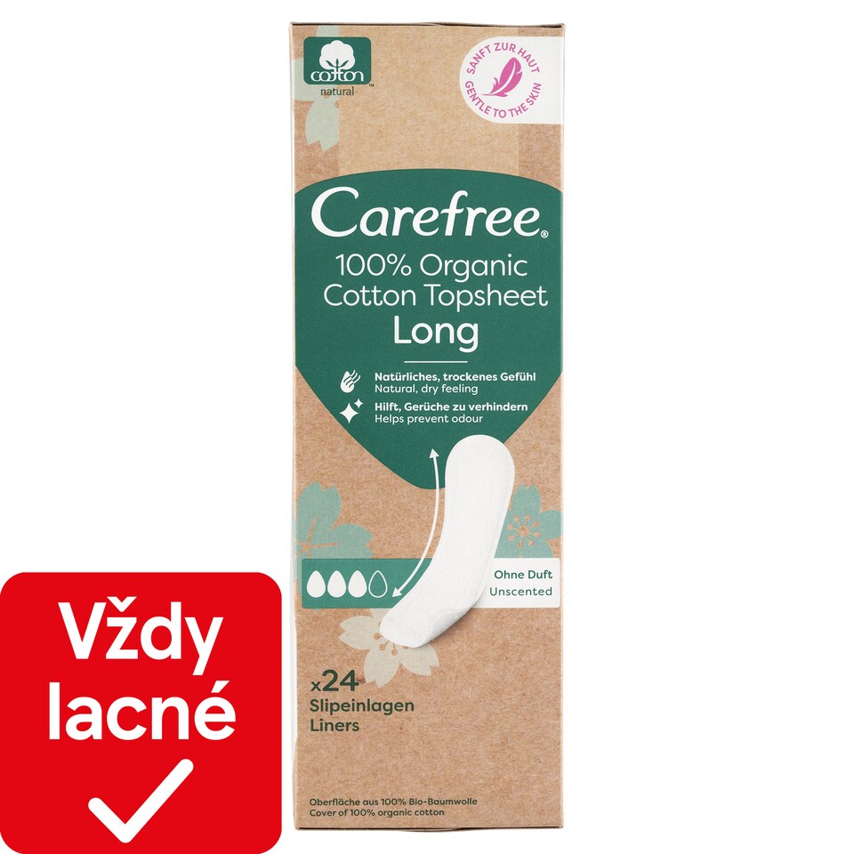 obrázok 1 z Carefree Long slipové vložky 24 ks