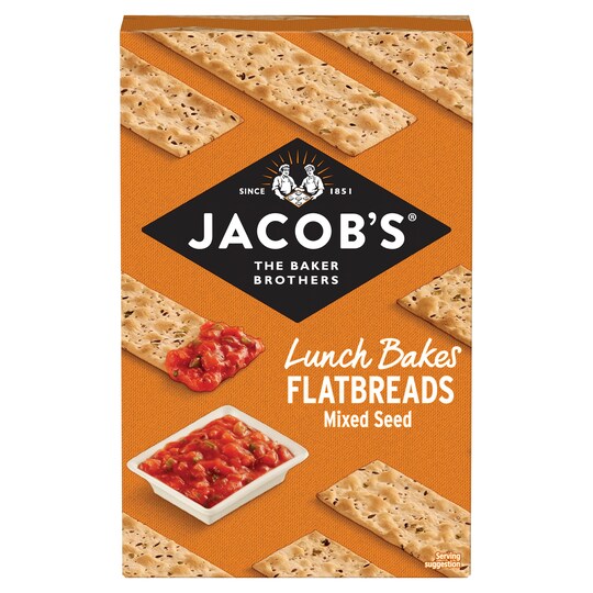 Jacobs Flatbread Mixed Seeds 150G Tesco Groceries
