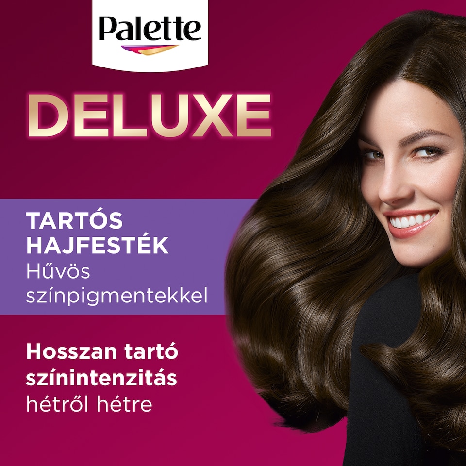 Palette Deluxe 5-11 Hamvas világosbarna tartós hajfesték  1. kép