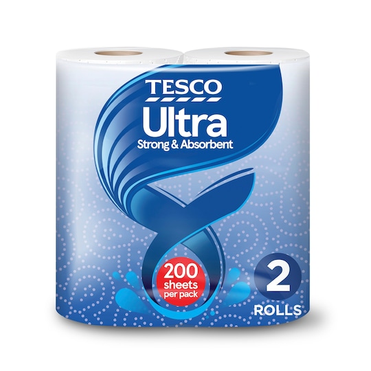 Tesco Ultra Kitchen Towel 200 Sheets Tesco Groceries