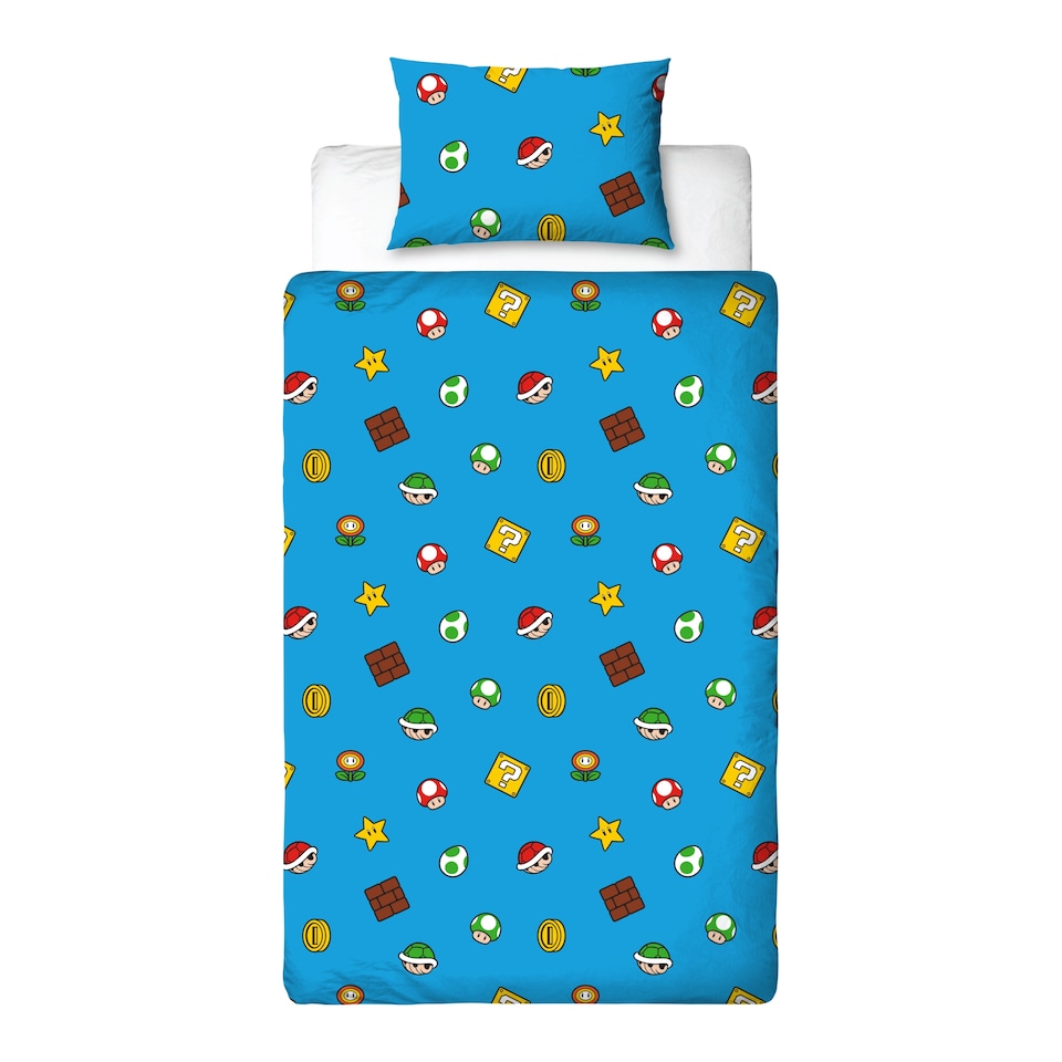 image 1 of SUPER MARIO NINTENDO DUVET SET SINGLE