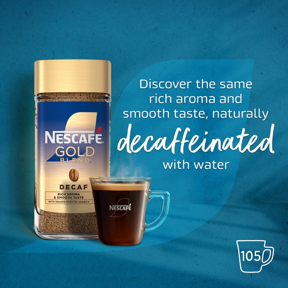 image 1 of Nescafe Gold Blend Decaf Instant Coffee 190g