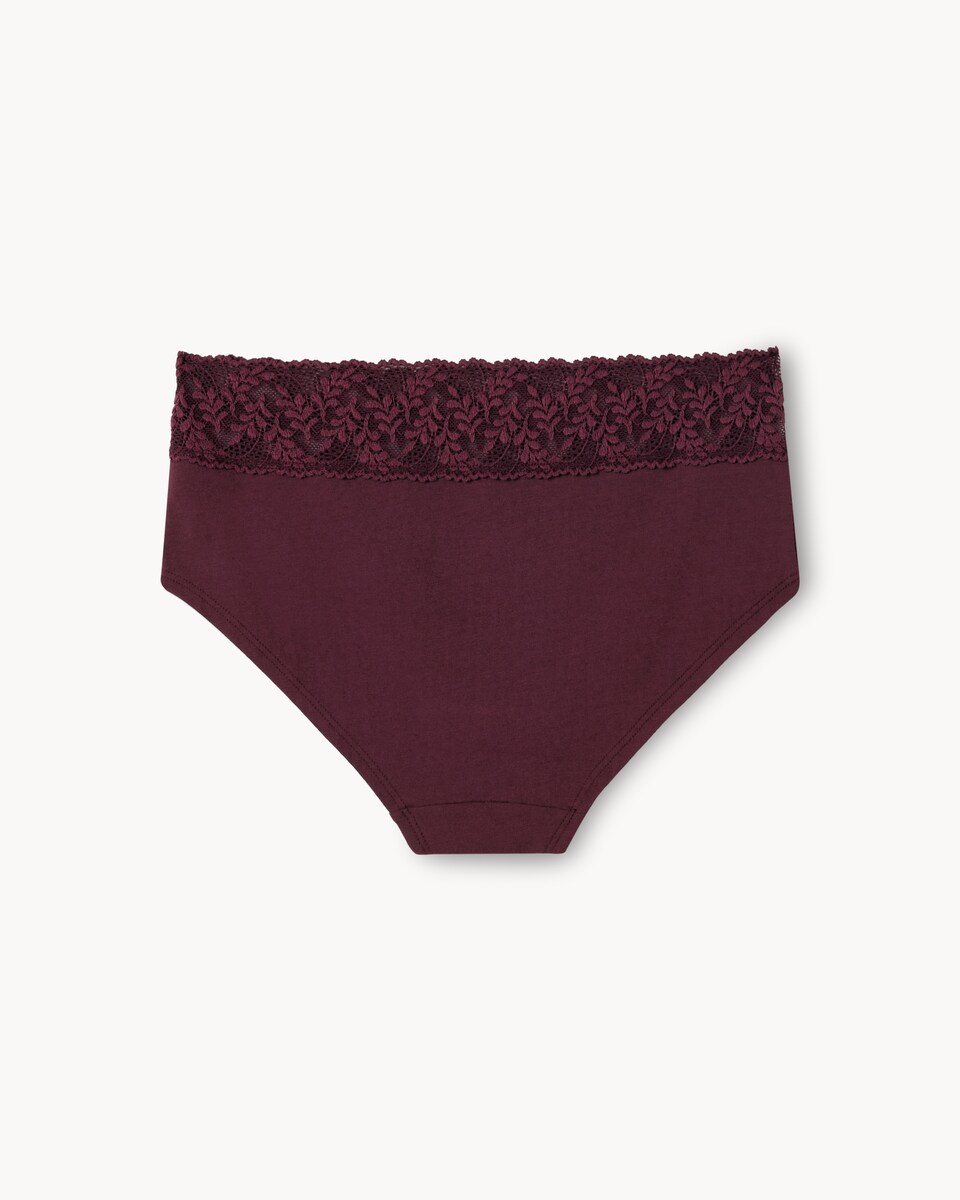 image 1 of F&F 5-Pack Cotton Rich Lace Trim Shorts in Multi