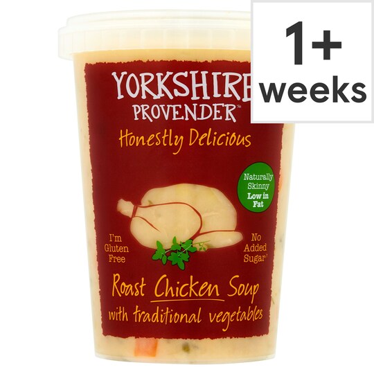 Yorkshire Provender Roast Chicken & Vegetable Soup 600G Tesco Groceries