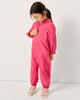 image 2 of F&F School Unisex Zip Up Puddlesuit in Pink