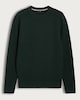 image 4 of F&F Waffle Knit Crew Neck Jumper with Wool in Khaki