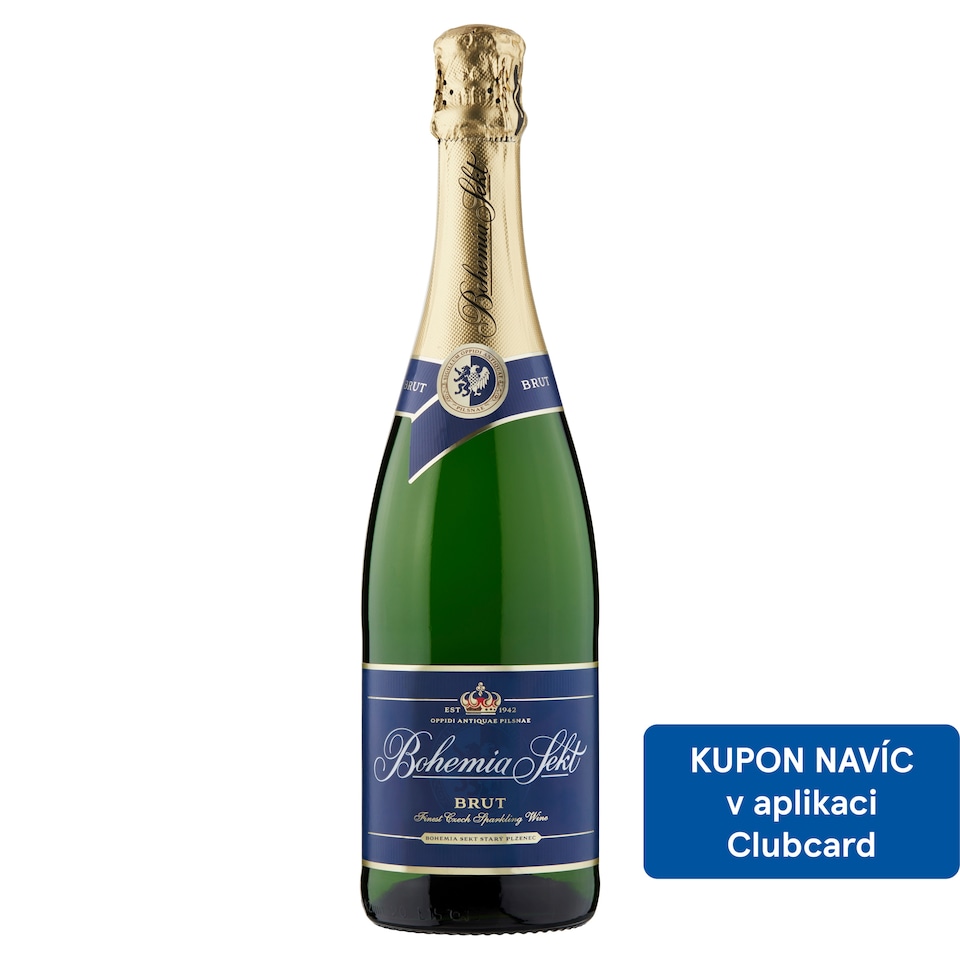 Bohemia Sekt Brut jakostní šumivé víno bílé 0,75l