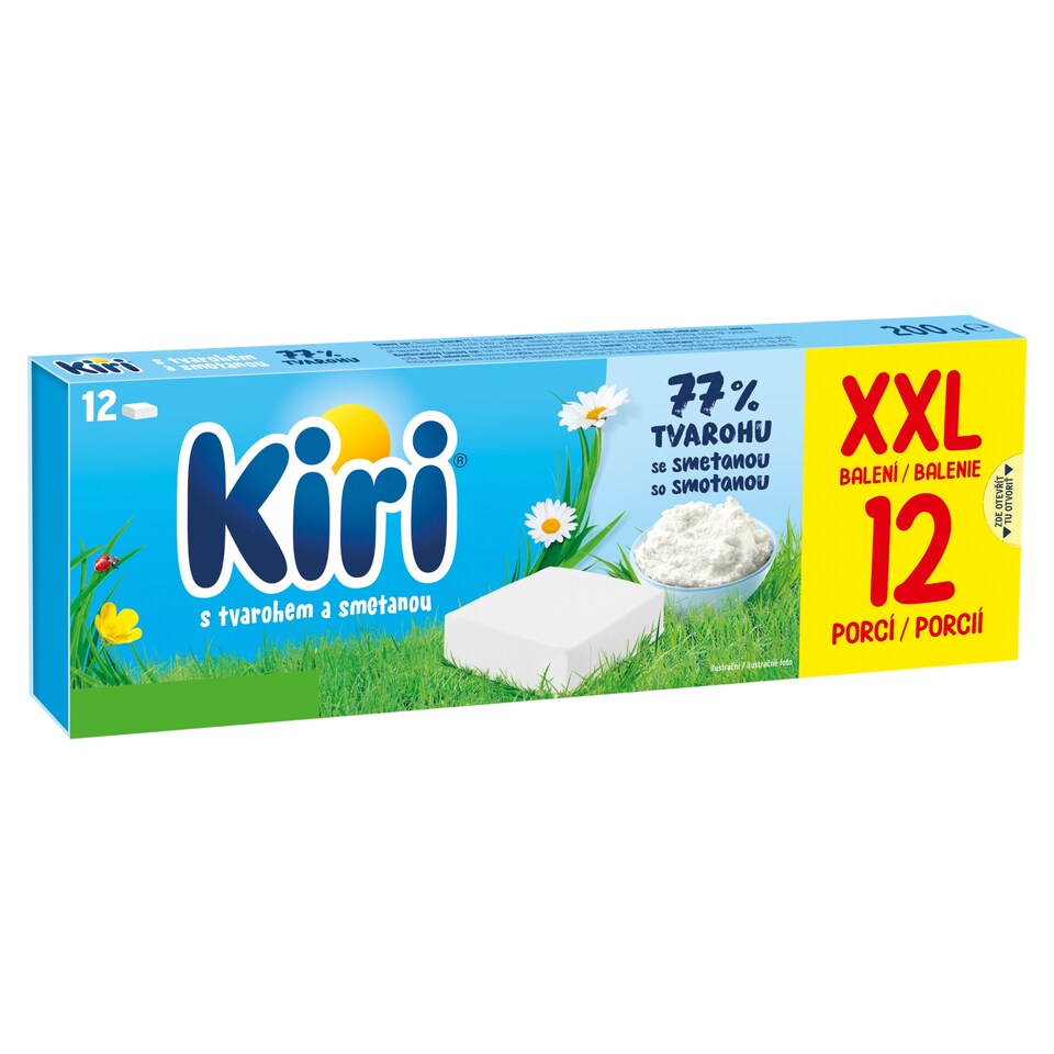 Kiri Spreadable Processed Cheese 12 pcs 200 g