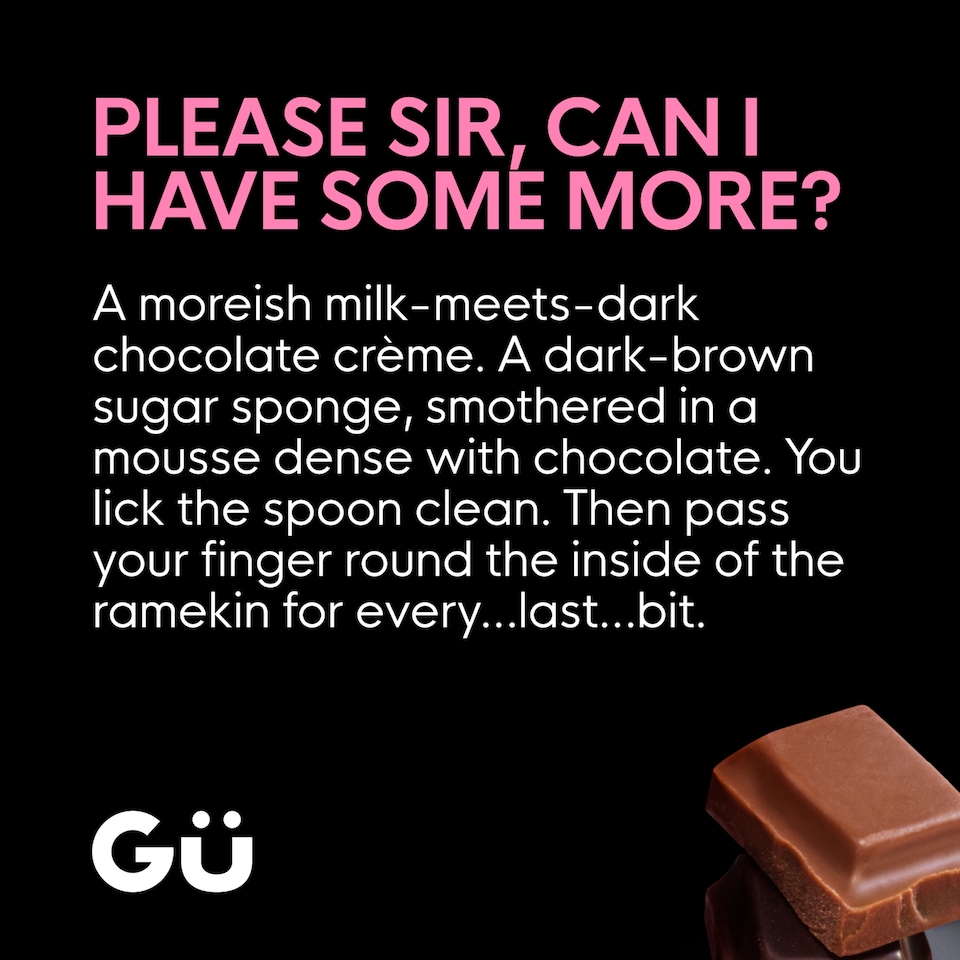 image 1 of Gü Chocolate Fudge Cake Pots Dessert 2x 68g