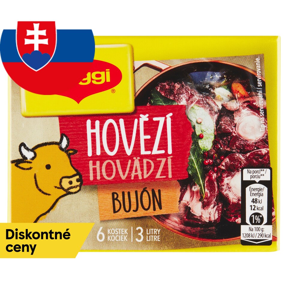 MAGGI Hovädzí bujón v kocke 3 l